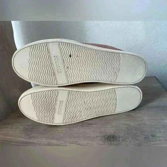 Soludos Women’s Ibiza Platform Suede Sneakers Mauve‎ Neutral Comfort Size 10 - Picture 6 of 7